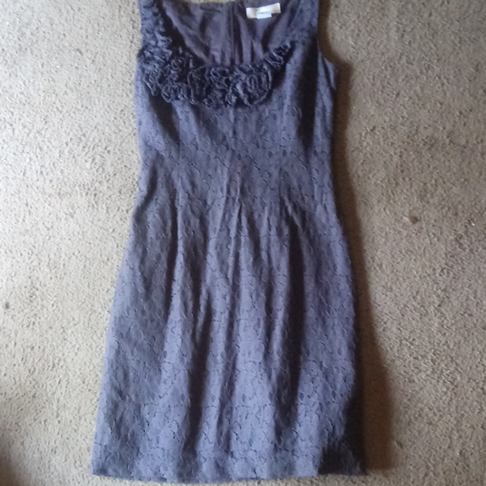 Grey lace dress